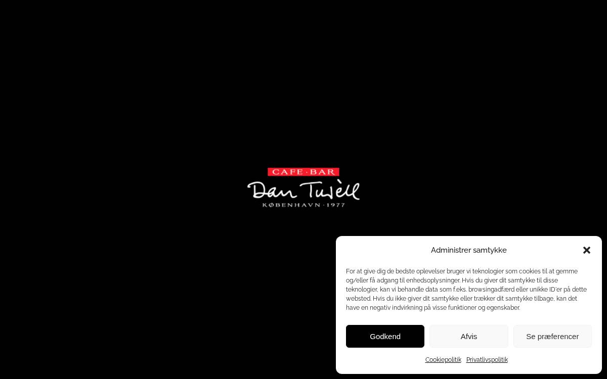 Café Dan Turèll website preview
