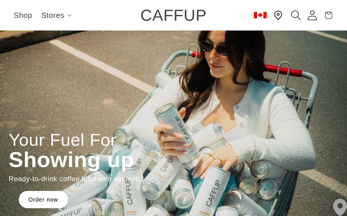 CAFFUP website preview