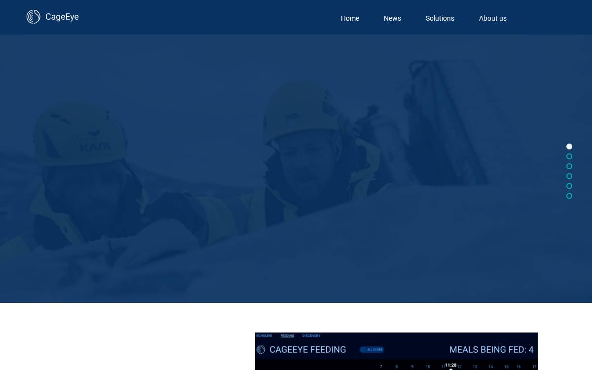 CageEye website preview