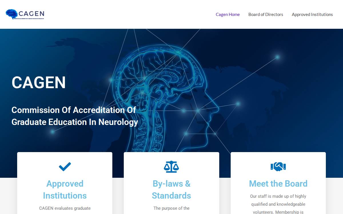 Cagen Seed website preview