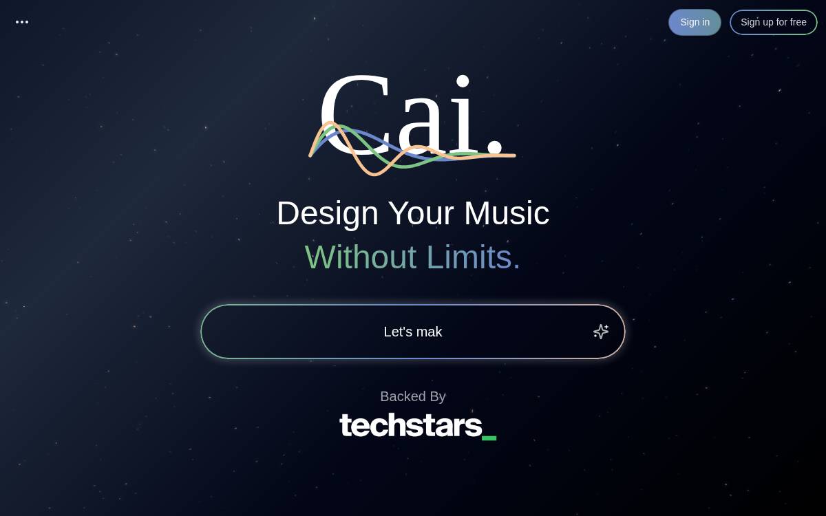 Cai Creative website preview