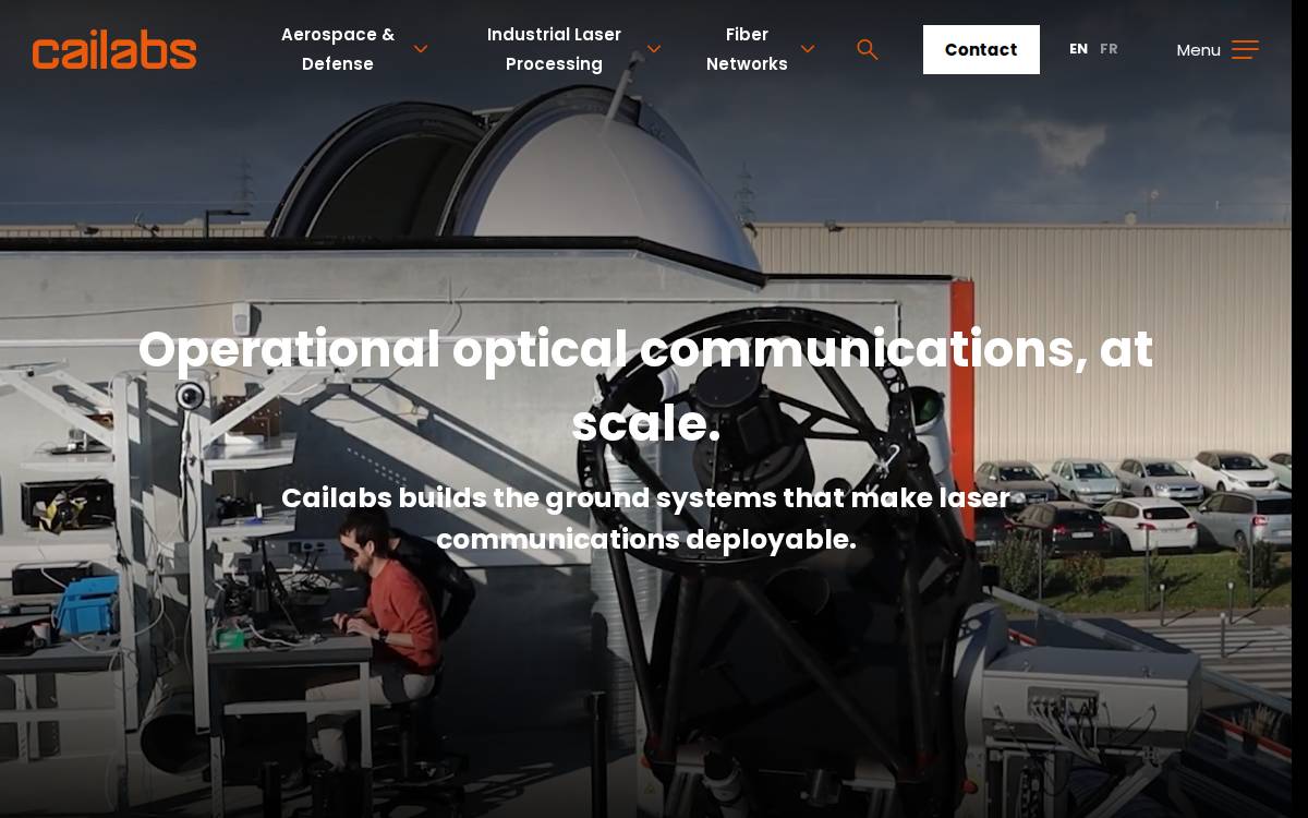 CAILabs website preview