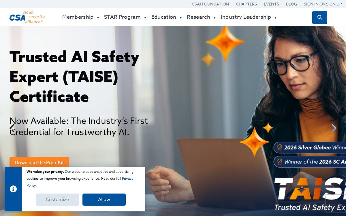 CAIQ website preview