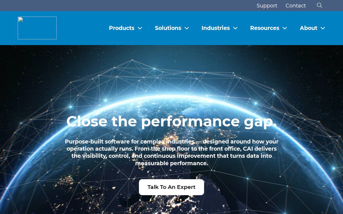 Caisoft website preview