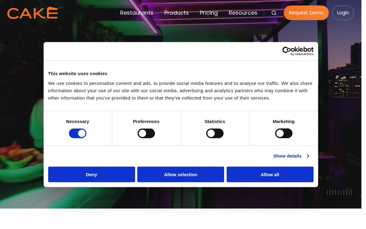 CAKE website preview