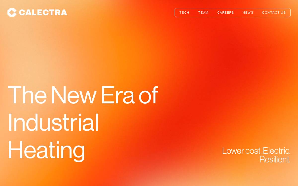 Calectra website preview