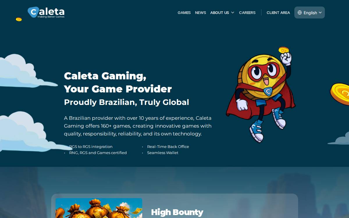 Caleta website preview