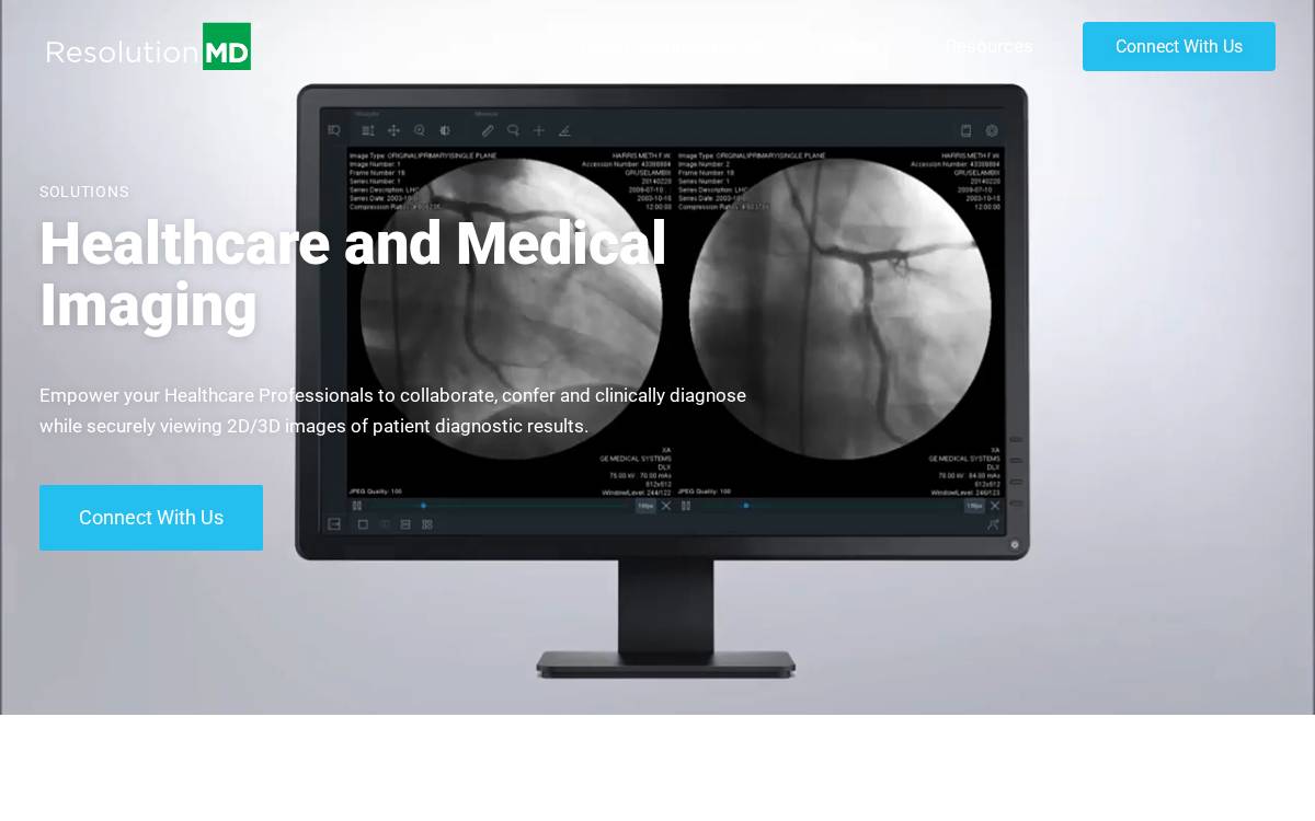Calgaryscientific website preview