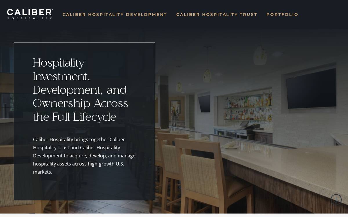 Caliber Hospitality Trust website preview