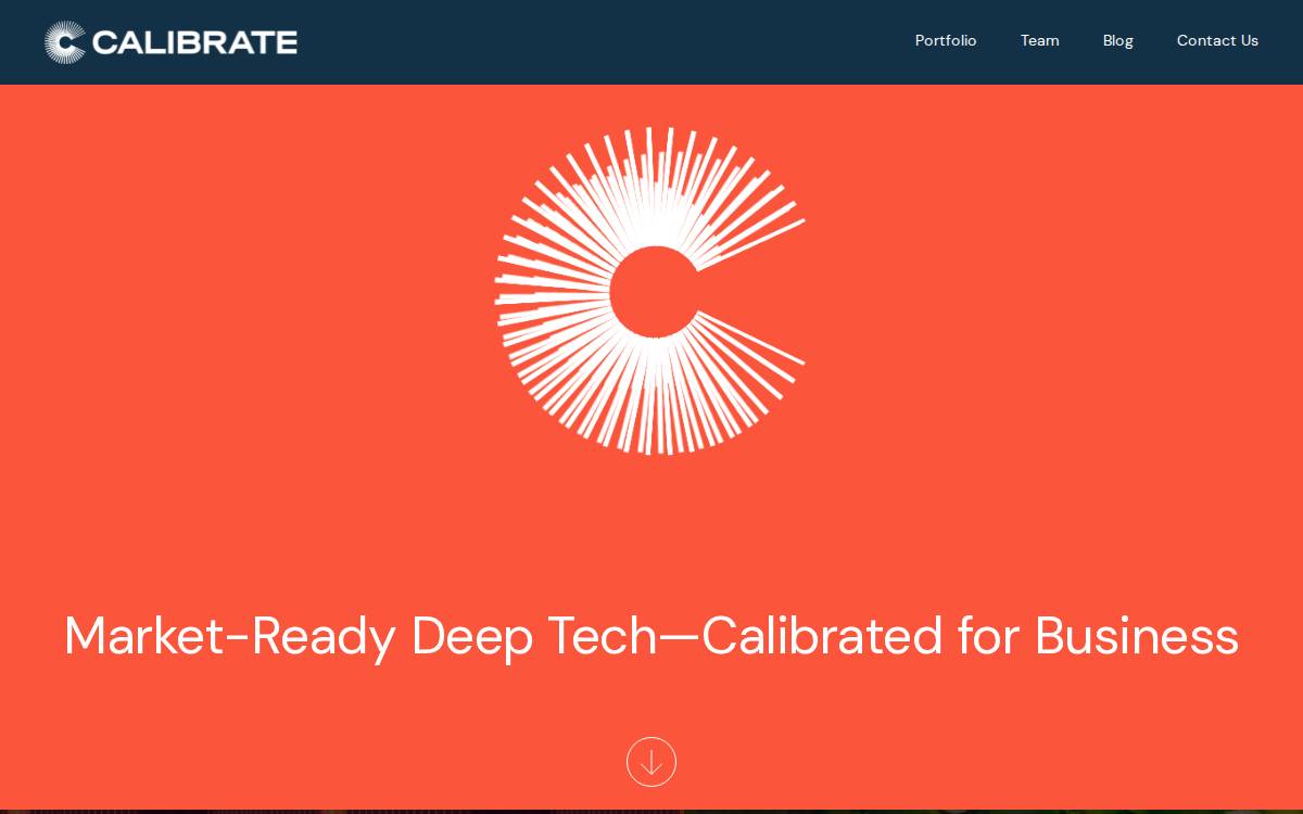 Calibrate website preview
