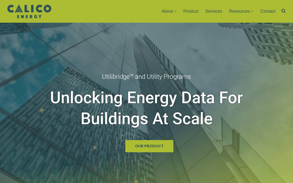 Calico Energy website preview