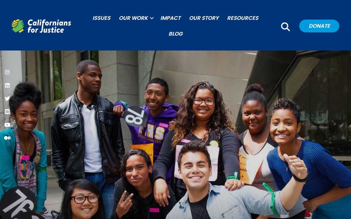 Caljustice website preview