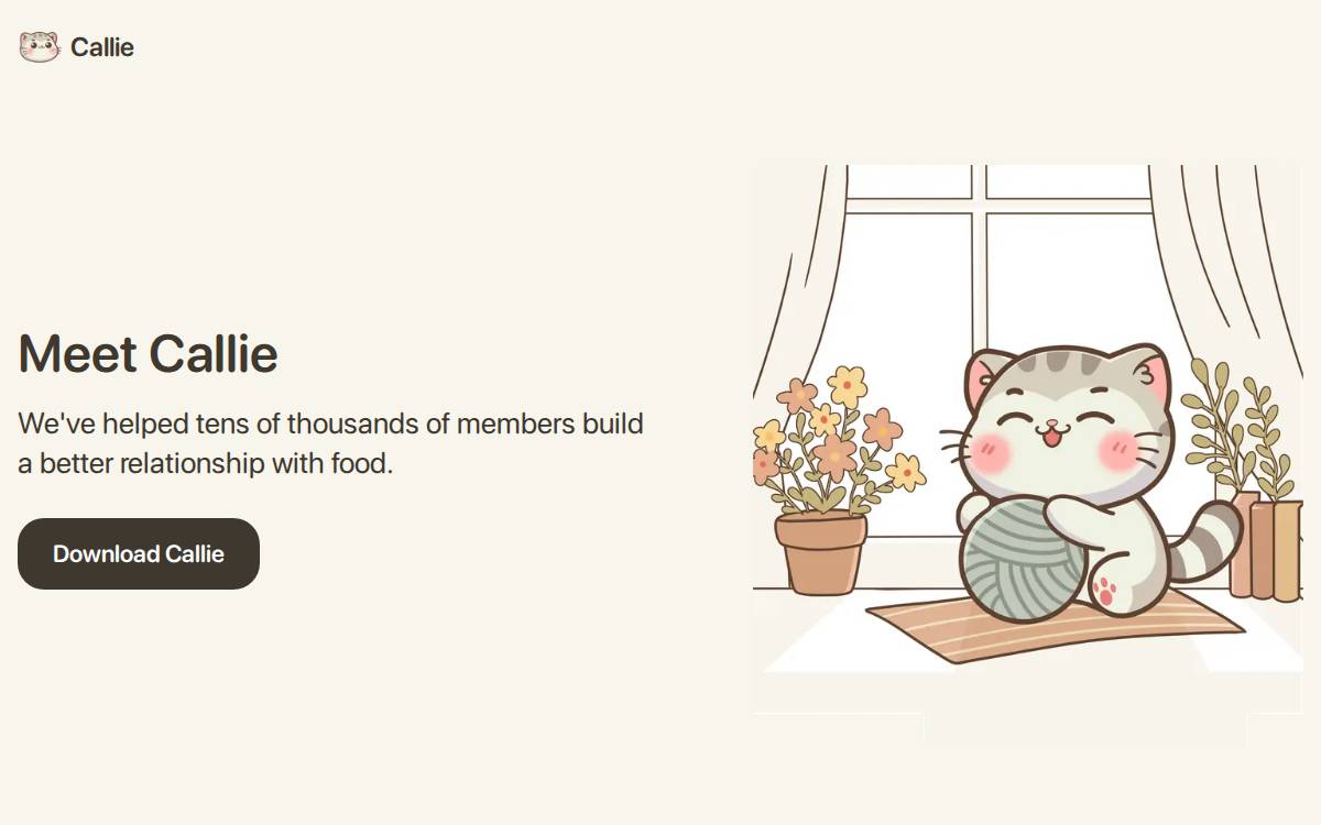 Callie website preview