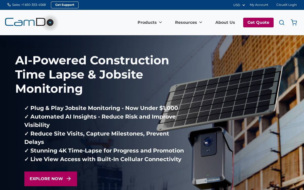 Cam-Do Solutions Inc website preview
