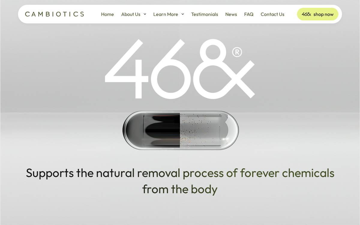 Cambiotics website preview