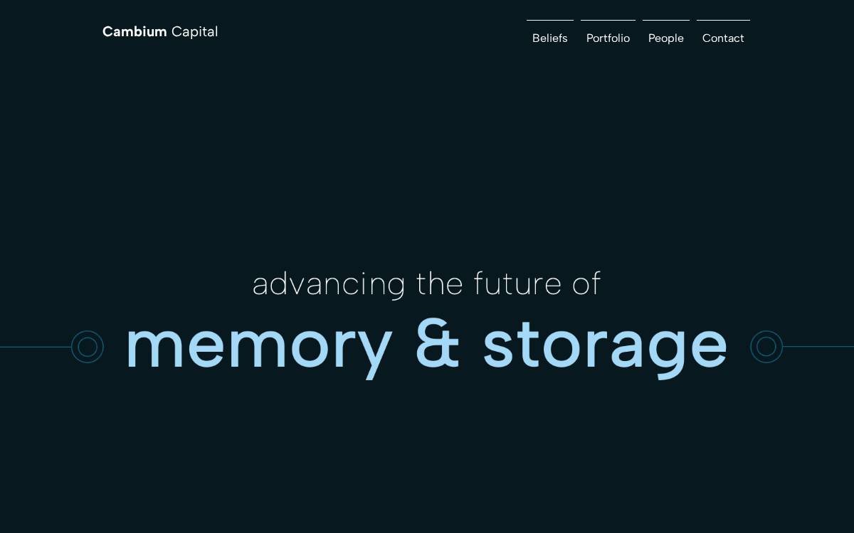 Cambium Capital website preview