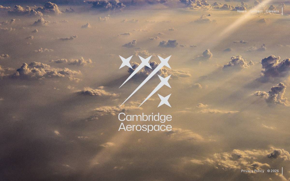Cambridge Aerospace website preview