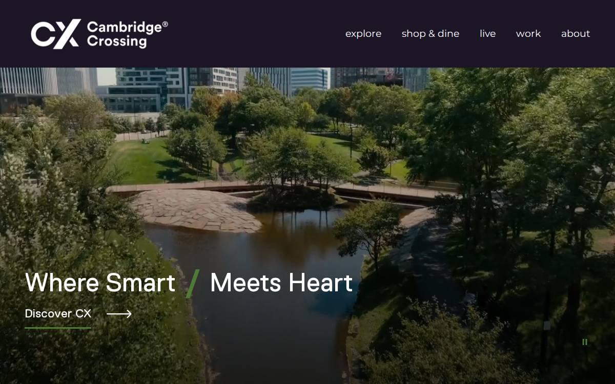 Cambridge Crossing website preview