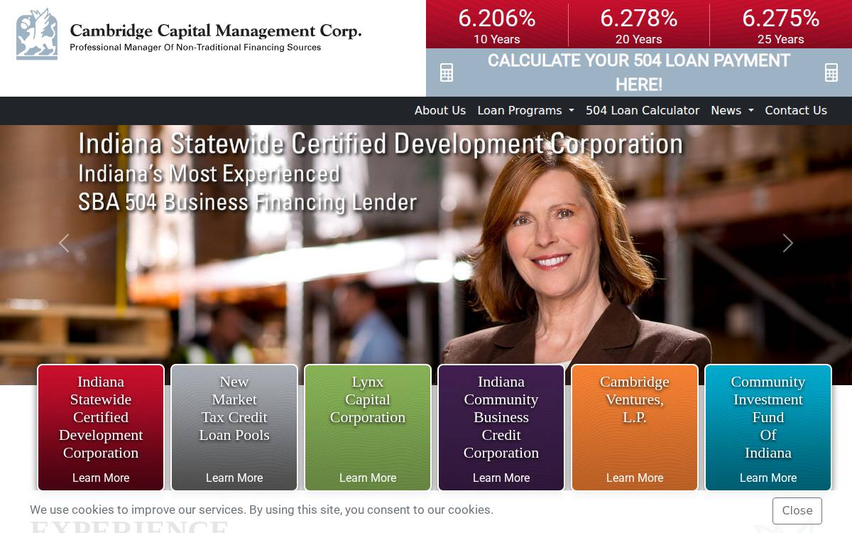 Cambridgecapitalmgmt website preview