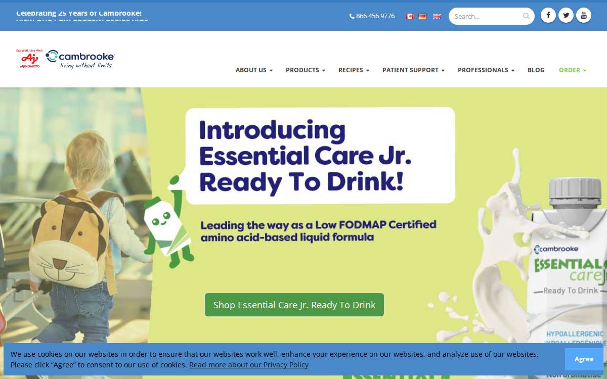 Cambrooke website preview