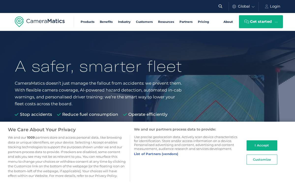 CameraMatics website preview