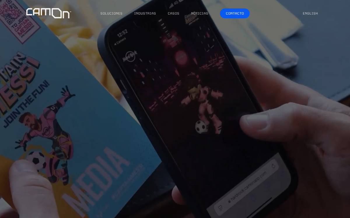 CamOn website preview