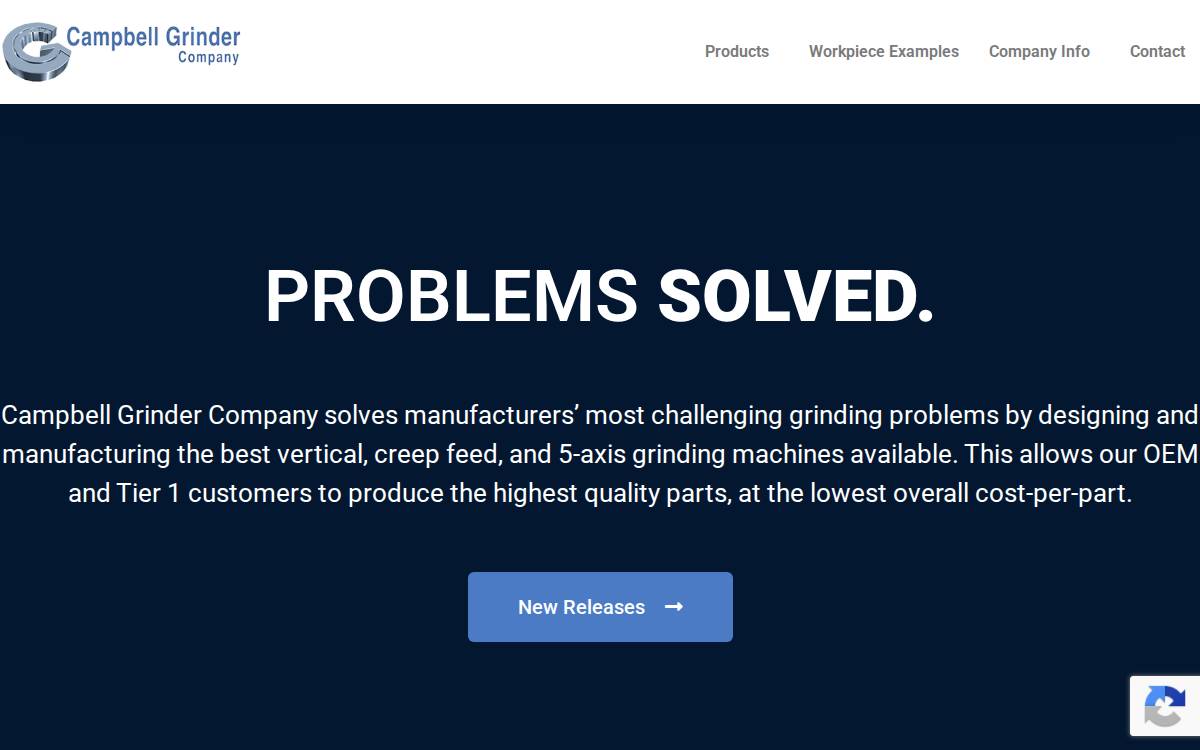 Campbellgrinder website preview