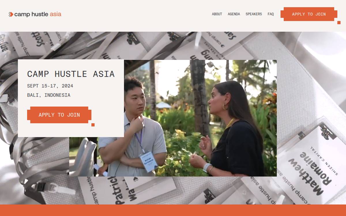 Camphustleasia website preview