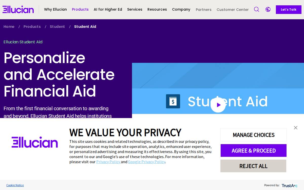 Campuslogic website preview