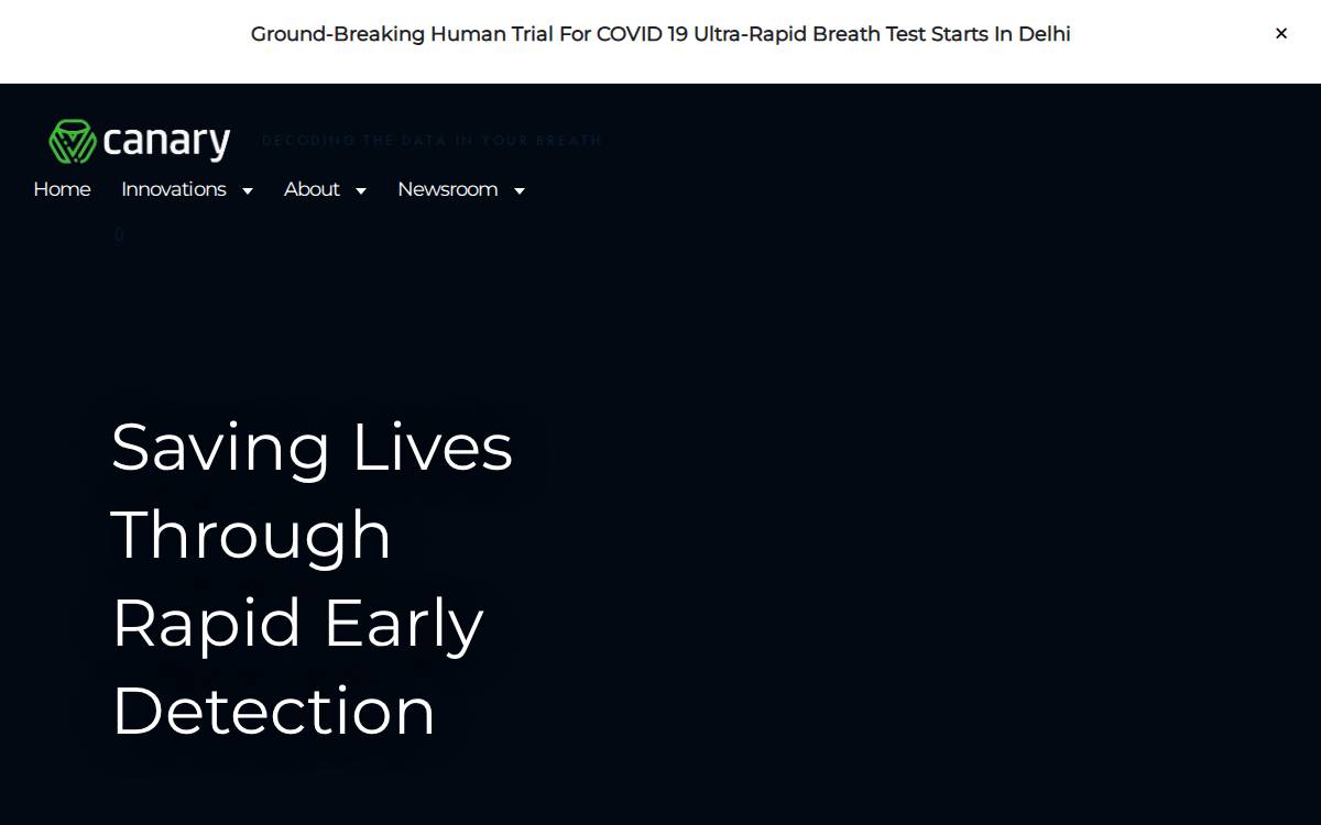 Canaryhealthtech website preview