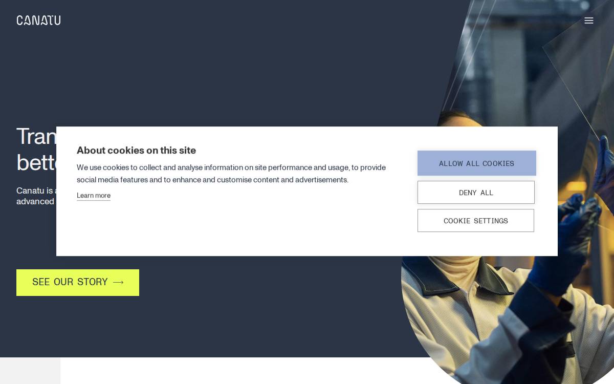 Canatu website preview
