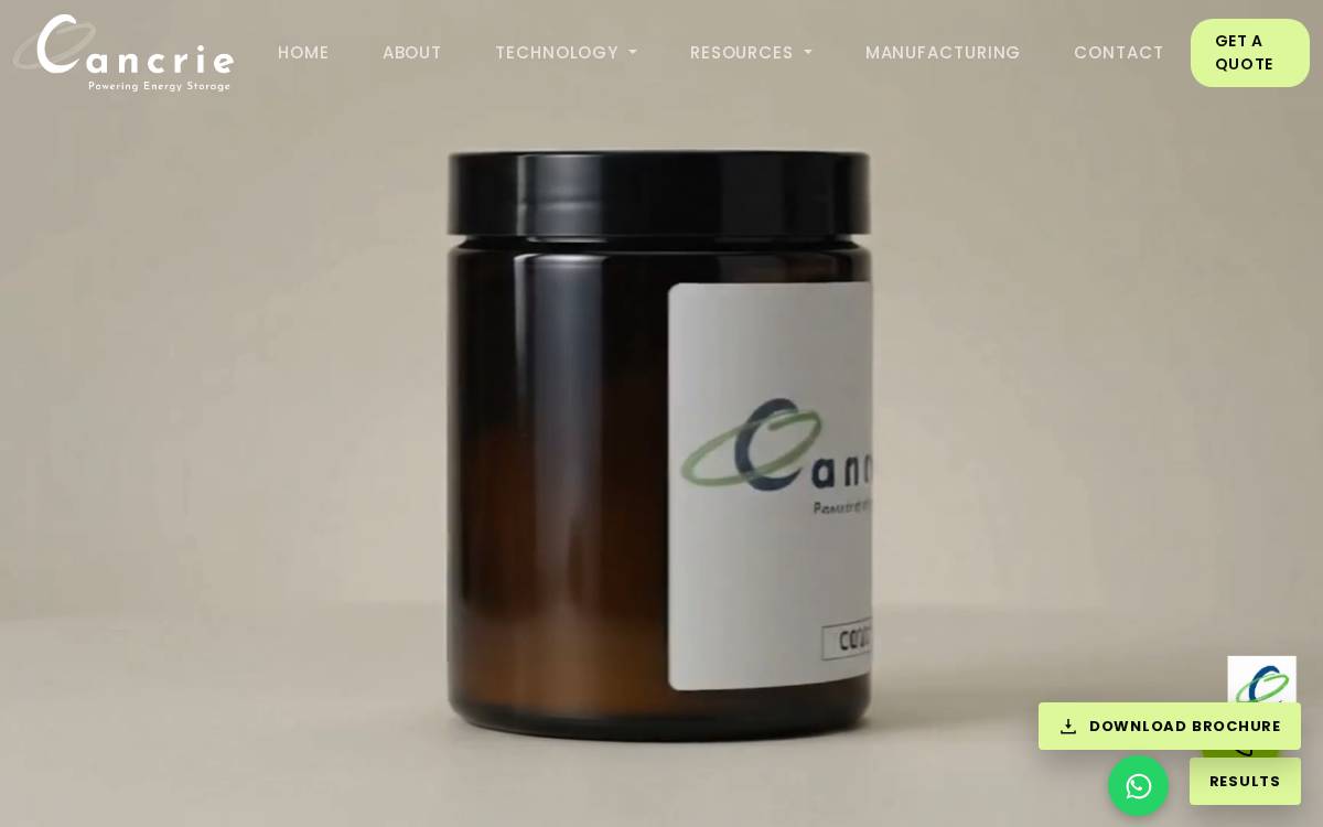 Cancrie website preview