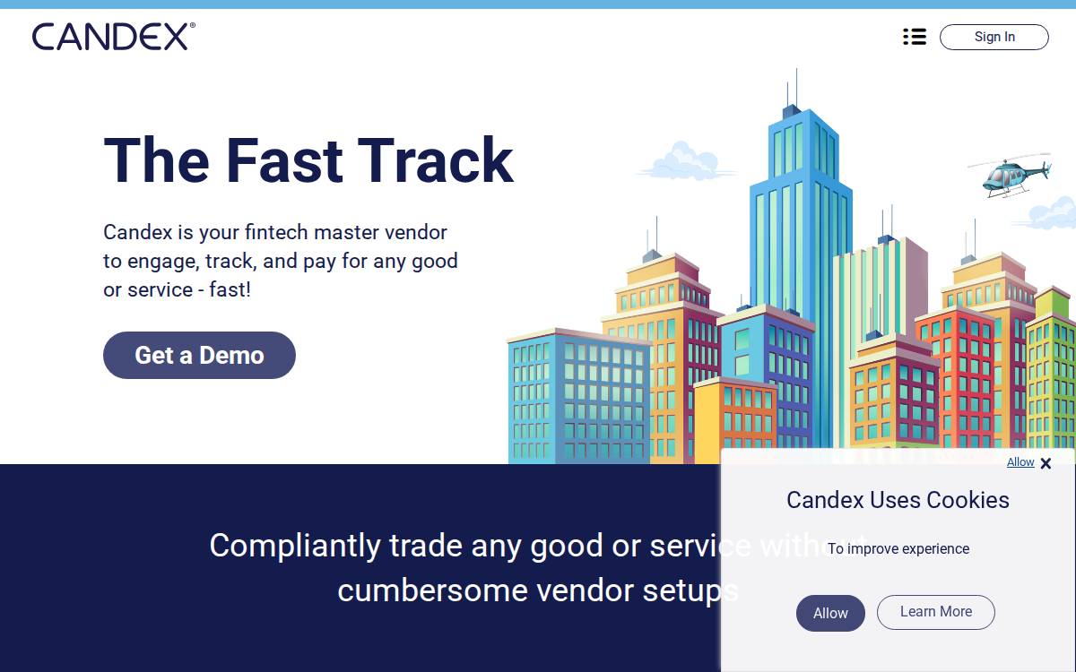 Candex website preview