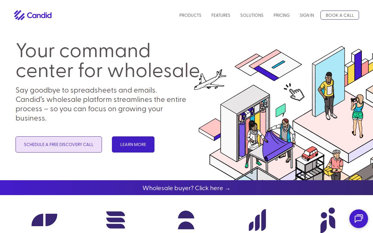 Candid website preview