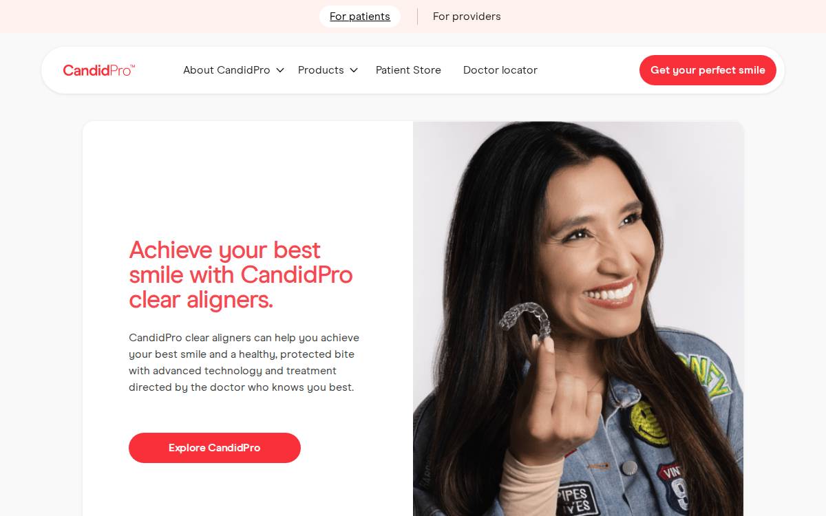 CandidPro website preview