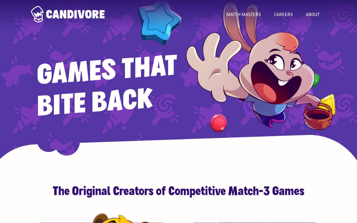 Candivore website preview