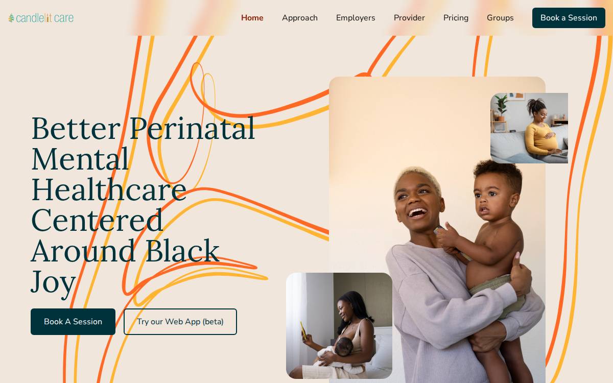 Candlelit Care website preview