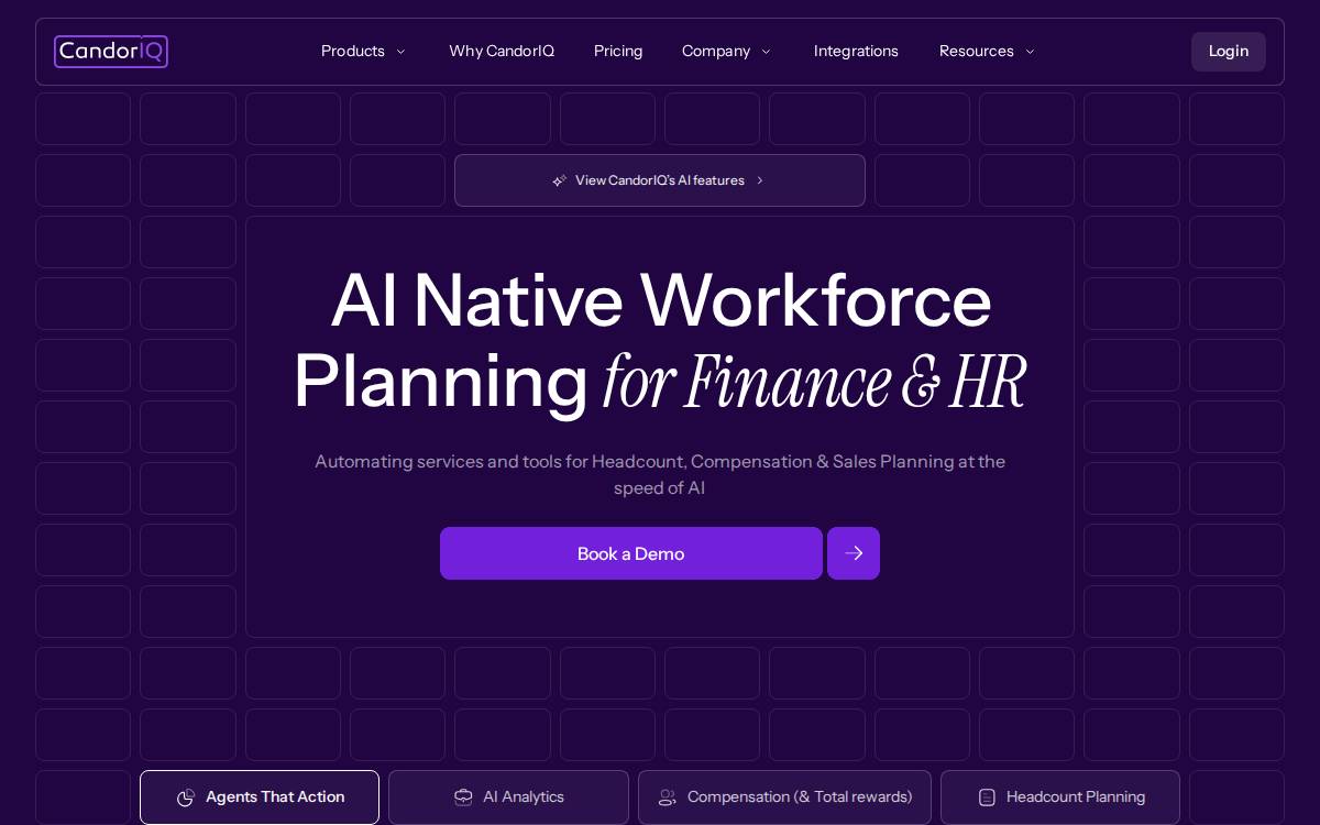 CandorIQ website preview