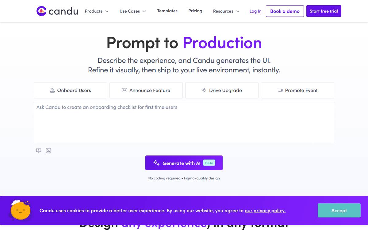 Candu website preview