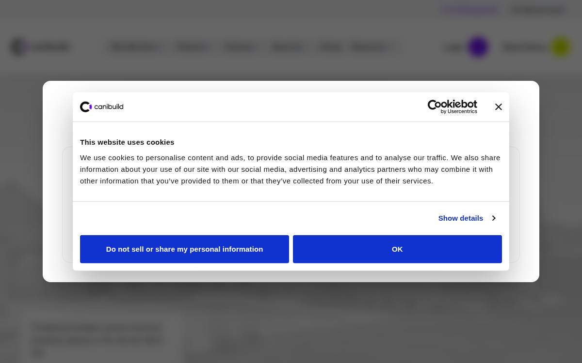 Canibuild website preview
