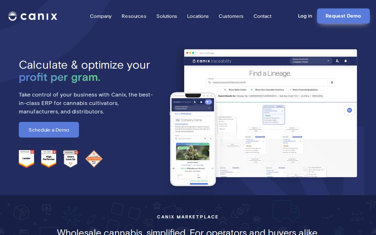 Canix website preview