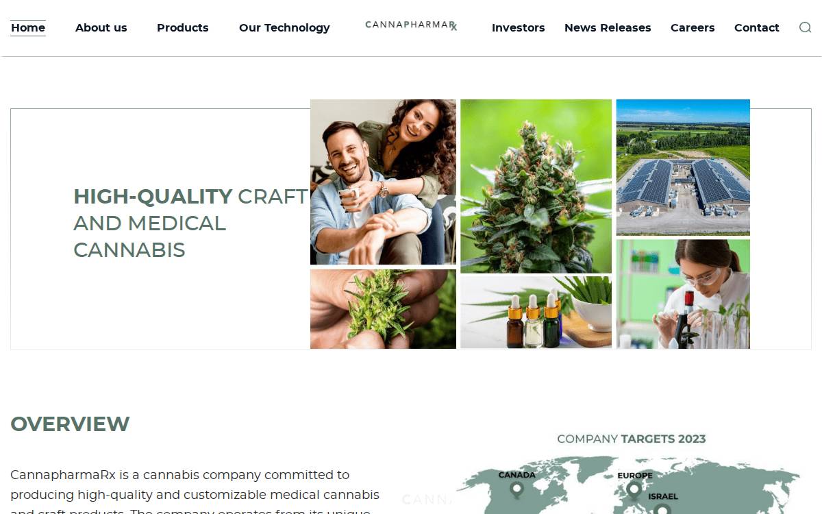 Cannapharmarx website preview