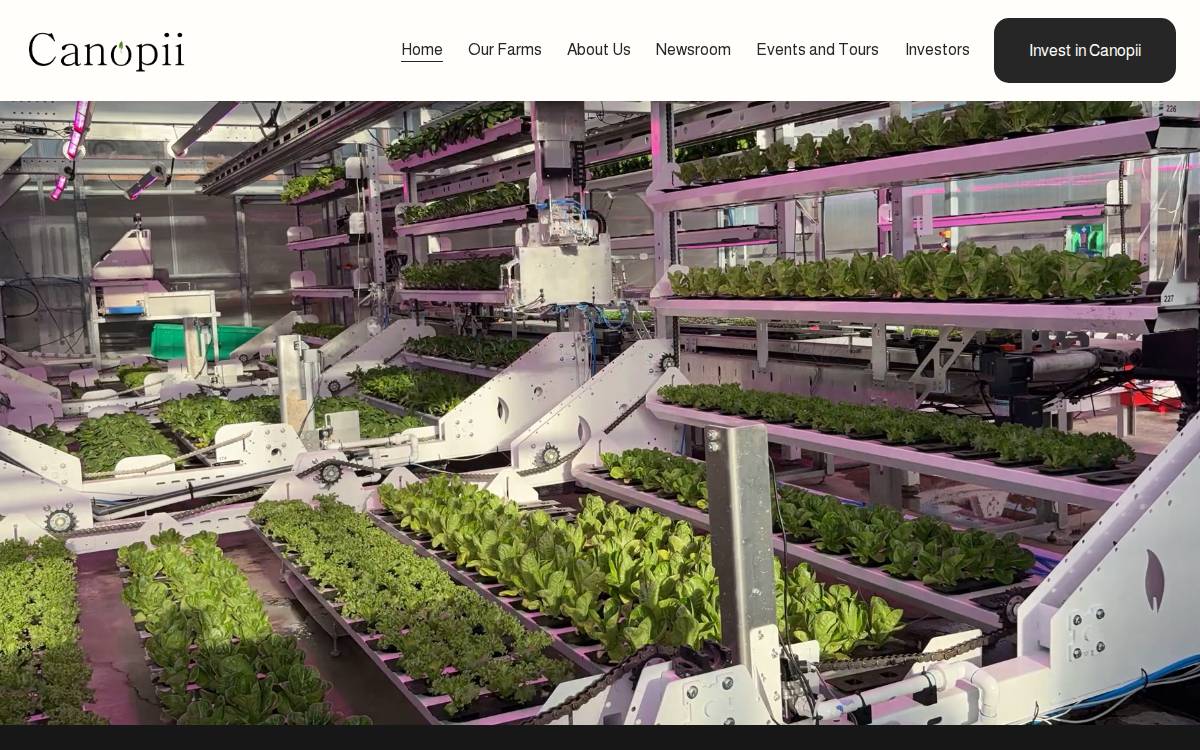 Canopii website preview