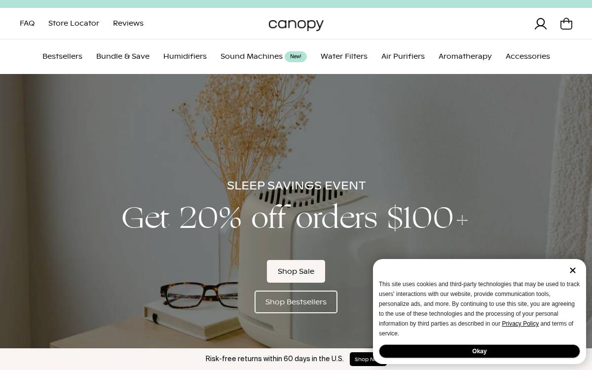 Canopy website preview