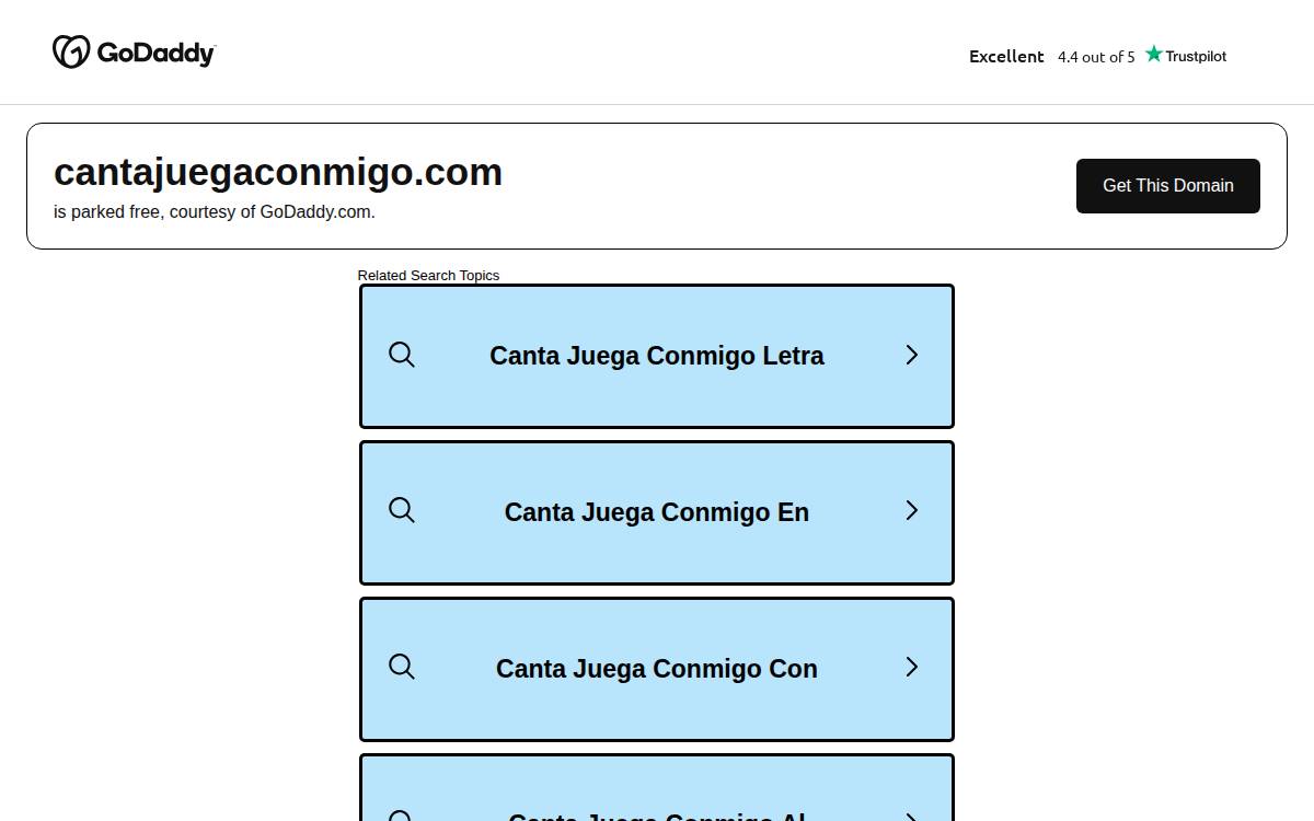 CantaJuega conmigo website preview