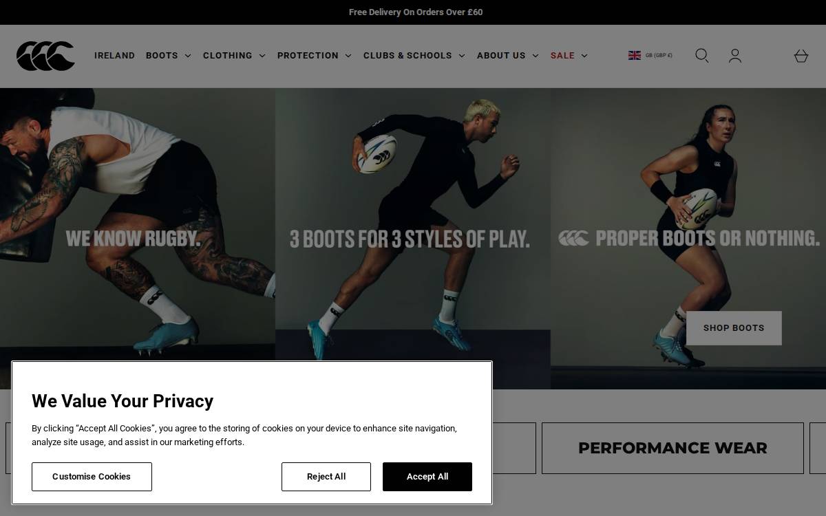 Canterbury website preview