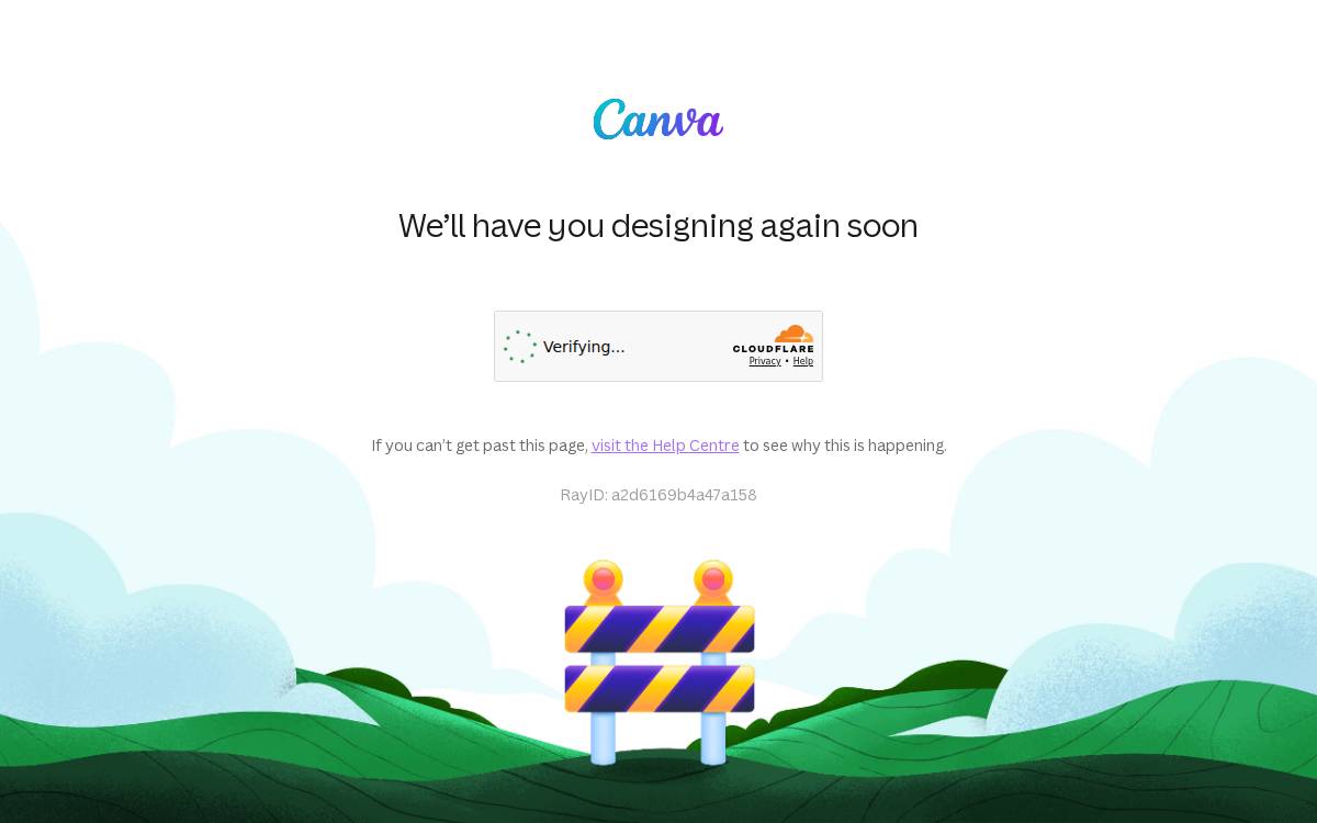 Canva website preview