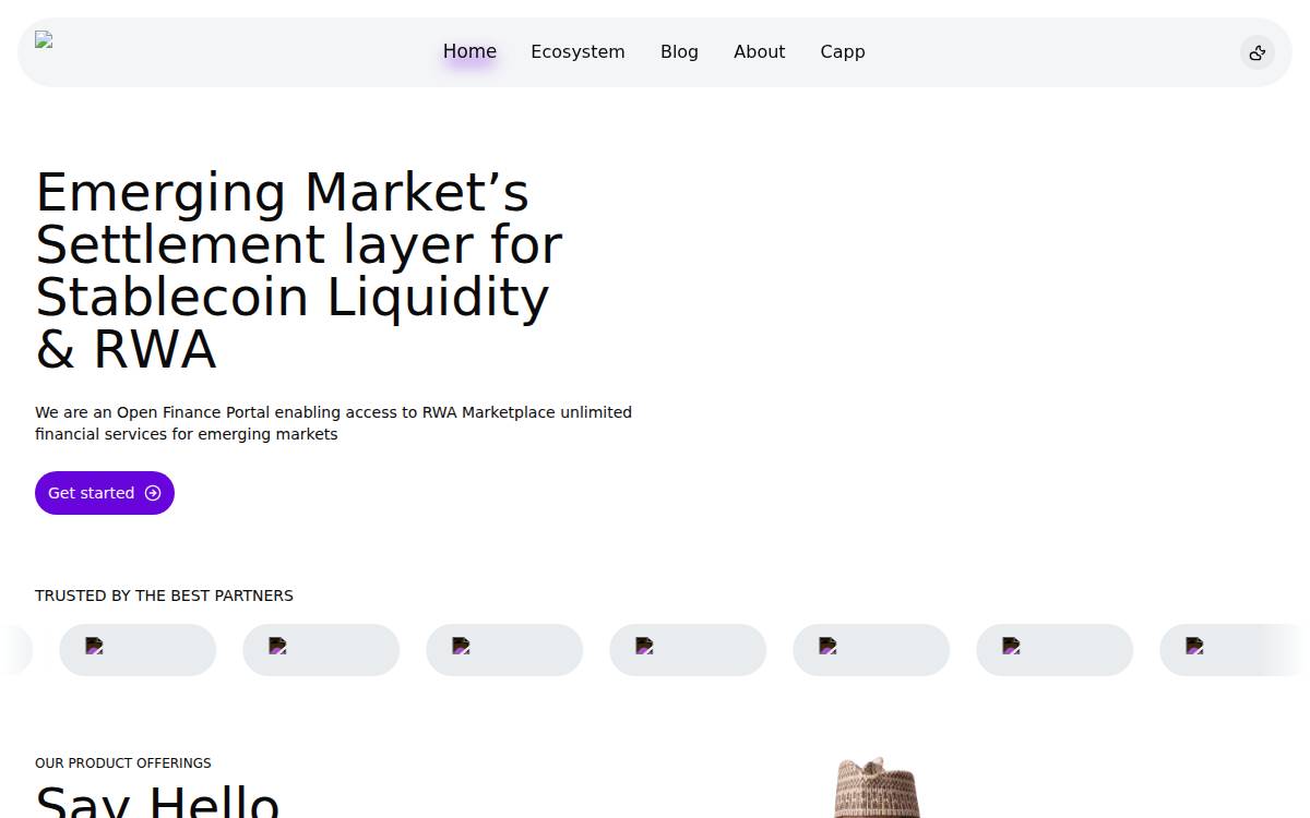 Canza Finance website preview