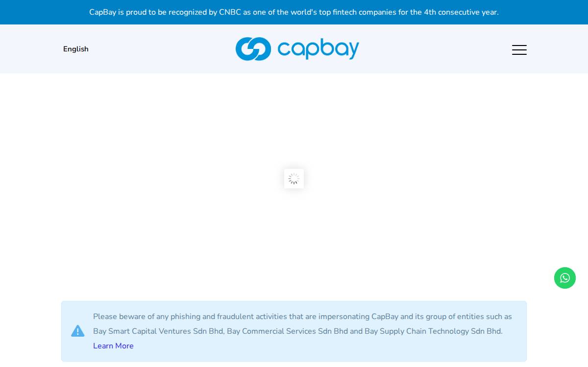 CapBay website preview