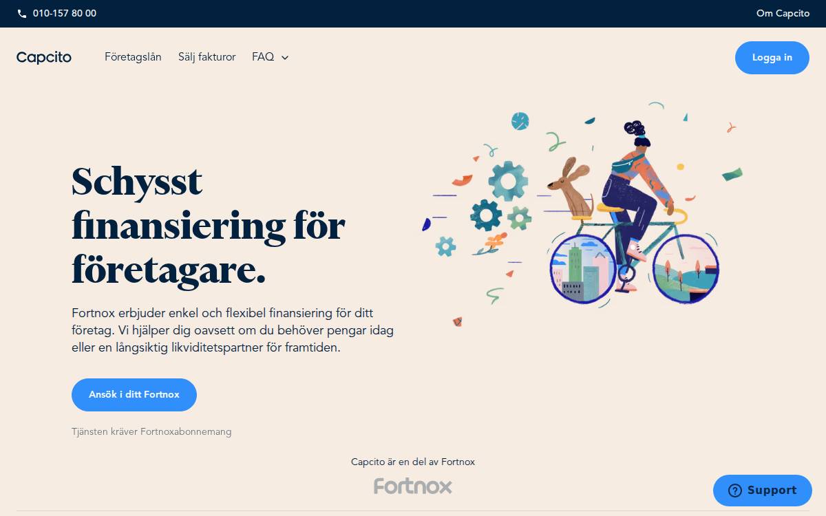 Capcito website preview
